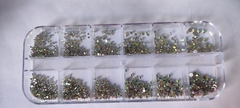 Caixa Organizadora com Strass Base Reta Mod.05 Furta -cor - Atelier Adriartes