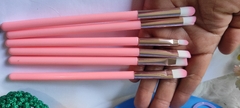 Imagem do Kit com 06 Pincéis Rosa