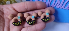 Aplique Emborrachado Mickey Rosquinha / ou Picole Kit com 3 - Atelier Adriartes