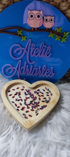 Chaton Navete Chapada Acrilico 4mm X 8mm C/ 90 unidades - Atelier Adriartes