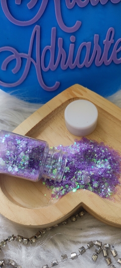 Glitter Holográfico/irisados - Aprox 12 grs - cores á escolher - comprar online