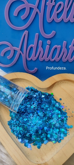 Glitter Holográfico/irisados - Aprox 12 grs - cores á escolher - Atelier Adriartes