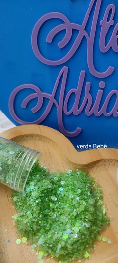 Glitter Holográfico/irisados - Aprox 12 grs - cores á escolher na internet