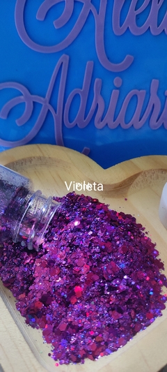 Glitter Holográfico/irisados - Aprox 12 grs - cores á escolher - comprar online