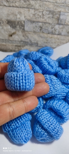 Mini Touca/Gorro de Tricô-(Touca,Toucas,Touquinhas)
