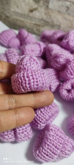 Mini Touca/Gorro de Tricô-(Touca,Toucas,Touquinhas)