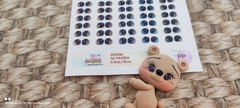 Cartela Olhos AD 006 - com 50 unidades - PP-Atelie Adriartes