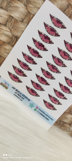 Cartela AD Boca do STITCH- com 27 unidades-Atelie Adriartes-stich - loja online