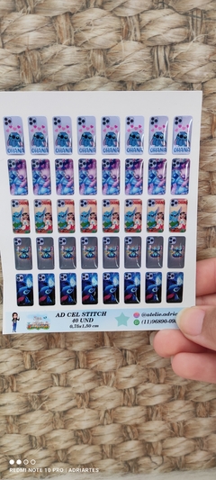 Cartela AD CEL STITCH - com 40 unidades-Atelie Adriartes-stich - Atelier Adriartes