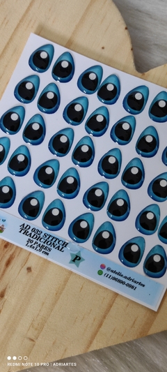 Cartela De Olhos STITCH E ANGEL-Atelie Adriartes-stich na internet
