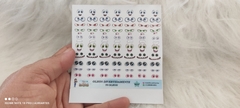Cartela de Olhos e bocas Mini DIVERTIDAMENTE -com 70 unidades Diversos- Atelie Adriartes - loja online