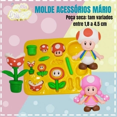 MOLDE acessórios Mario ,Arte da Cris Rev.autorizado