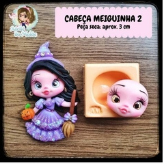 Molde Cabeça Meiguinha 2 (3cm) - Maria Diniz Atelie do Molde