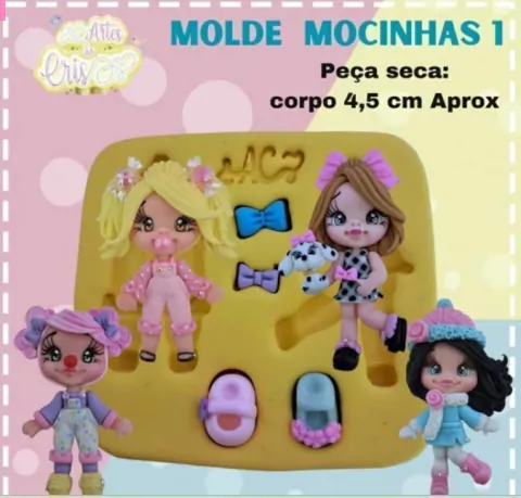 MOLDE MOCINHAS 1 Arte da Cris (