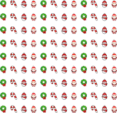 Decalque Natal 01 - com 108 unidades-Atelie Adriartes na internet