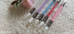Kit Pincel com 5 PONTA DUPLA SILICONE