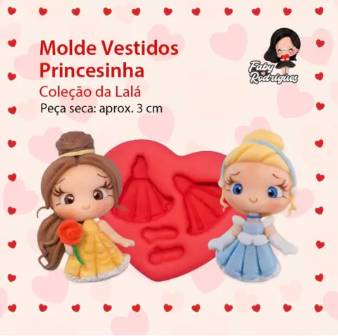 Vestidos Princesinha - Lalá - Faby Rodrigues