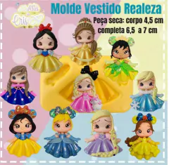 MOLDE Vestido Realeza Arte da Cris, Rev.autorizado