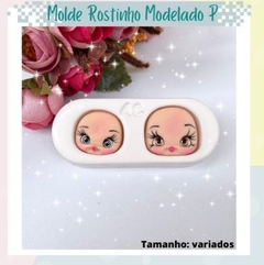 Molde Rostinho modelado P Arte da Cris