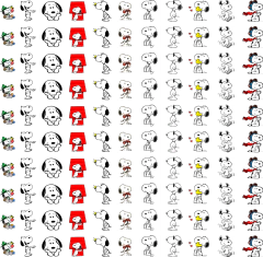 Decalque Snopy - com 111 unidades-Atelie Adriartes - comprar online