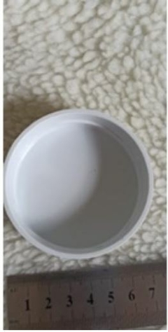 Kit com 5 Tampas Para Potes maionese Tam.65mm Plastico. (tampa)