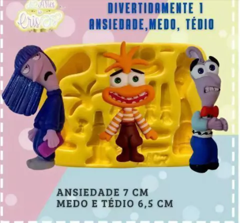 MOLDE DIVERTIDAMENTE 1 - ANSIEDADE, MEDO ,TÉDIO, Artes da Cris(novidades: inclua olhos DIVERTIDAMENTE na aba olhos Adriartes)