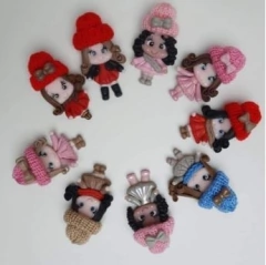 Mini Touca/Gorro de Tricô-(Touca,Toucas,Touquinhas)
