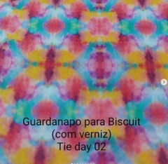 Guardanapo de Papel Decoupage tie dye mod.02 (P. Biscuit) - Guardanapos(Tay day)