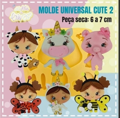 MOLDE Universal Cute 2 Arte da Cris, Rev.autorizado