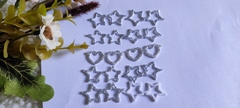 Óculos apliques em Eva diversos P c/ glitter c.10 - comprar online