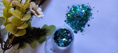 Glitter flocado Misto c .7 grs