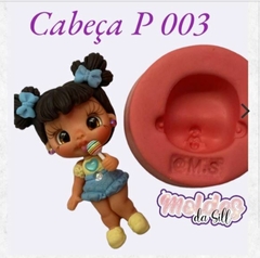 Cabeça P003 Viana - Moldes Biscuit da Sill
