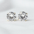 Par de Brincos Pedras de Zircônia Circular - 6mmx6mm - Banhada a Ouro 18k - comprar online