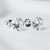 Par de Brinco Pedras de Zircônia Circular - 7mmx7mm - Banhada a Prata 925 na internet