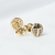 Par de Brincos Circular Cruz - Banhada a Ouro 18k - Authentic Joias | N° 1 em Joias Masculinas