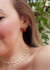 Imagem do Brinco Morango Cravejado