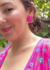Brinco Poppy - Rosa - loja online