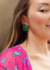 Brinco Poppy - Verde na internet