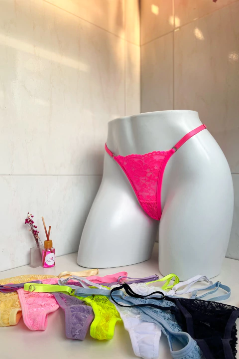 Calcinha renda borboleta fio - unidade - comprar online