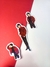 Taehyung X Celine Red Version (3 adesivos holograficos)