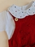 Body bebê em algodão pima e gola bordada, Poá - comprar online