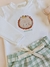 Conjunto bebê menino, body e calça em algodão egípcio | Leon - M e G. - comprar online