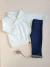 Conjunto em duas peças, calça jeans macia e suéter, Antônio - comprar online