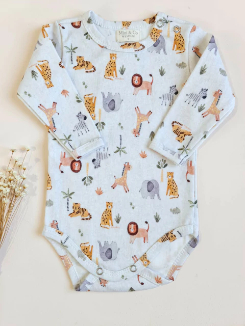 body bebê manga longa