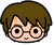 Harry Potter con Lamina - Kit Decofacil