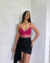 Top kelly paetê pink - loja online