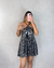 Vestido Ariel paetê prata na internet