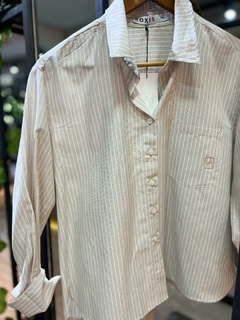 606 CAMISA OVER RAYADA KOXIS - esenciaclothes