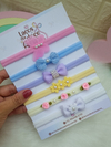Kit butterfly com 6 faixinhas para recém nascido.