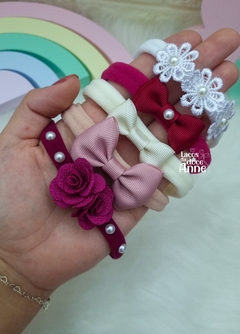 Kit glamour com 5 faixinhas.